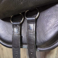 Treeless Saddle, HAF Equitation Saddle Pad, T-Bar Leathers, Rainbow Saddle Cover
