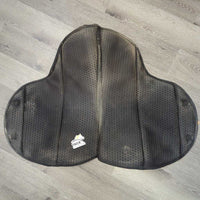 Treeless Saddle, HAF Equitation Saddle Pad, T-Bar Leathers, Rainbow Saddle Cover
