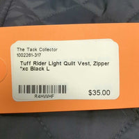 Light Quilt Vest, Zipper *xc
