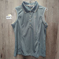 SL Polo Shirt, 1/3 Snap Up *vgc, seam puckers
