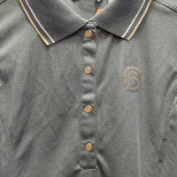 SL Polo Shirt, 1/3 Snap Up *vgc, seam puckers
