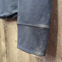 LS Fleece Shirt, 1/2 Zip Up *gc, v.hairy, seam puckers

