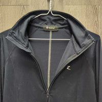 LS Fleece Shirt, 1/2 Zip Up *gc, v.hairy, seam puckers
