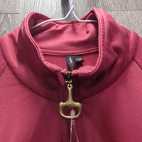 LS Fleece Shirt, 1/2 Zip Up, Bit Tag *gc, older, mnr hairy
