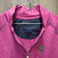 LS Shirt, 1/2 Zip Up *gc, mnr hair, pills, rubs & seam rubs
