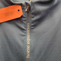 LS Sun Shirt, 1/2 Zip Up, Mesh Sleeves *vgc, mnr seam rubs
