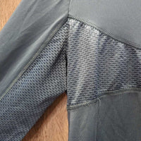LS Sun Shirt, 1/2 Zip Up, Mesh Sleeves *vgc, mnr seam rubs
