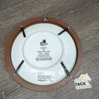 Winston Roland "First Born by Adeline Halvorson" #0337 Decorative Plate, Wood Frame *vgc, mnr dust
