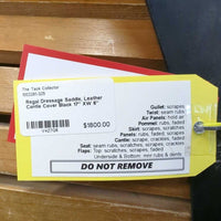 17" XW 6" Regal Dressage Saddle, Leather Cantle Cover, Air Panels, Rear Gusset Panels, Xlg Front Blocks, Flaps: 17"L x 12"W Serial #: 215 17 5
