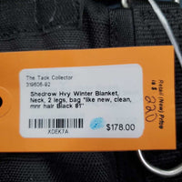 300g Hvy Winter Blanket, Neck, 2 legs, bag *like new, clean, mnr hair
