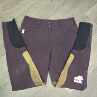 Euroseat Breeches *vgc/gc, seam puckers, faded, mnr dirt?residue
