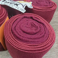 4 Stretchy Nylon & Fleece Exercise Leg Wraps, Bling *xc, clean, mnr hair, rubs & snags
