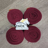 4 Fleece Polo Wraps *vgc, clean, clumpy, hairy, rubs
