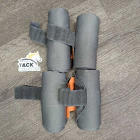4 Stretchy Nylon Leg Wraps *vgc/xc, clean, clumpy & pilly edges
