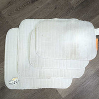 Front & Hind Exercise Leg Quilts *vgc, clean, rubs, pills, hairy, mnr dingy
