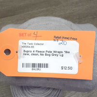 4 Fleece Polo Wraps *like new, clean, No Bag
