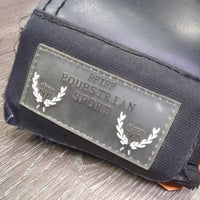 Pr Neoprene Bell Boots, velcro *vgc, mnr dirt, hair, scuffed, threads, cracked edges

