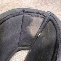Pr Neoprene Bell Boots, velcro *vgc, mnr dirt, hair, scuffed, threads, cracked edges
