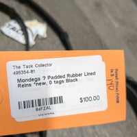 Padded Rubber Lined Reins *new, 0 tags
