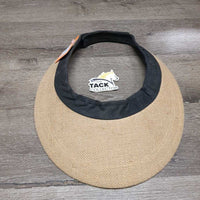 Jute Helmet Sun Visor *vgc, clean, mnr edge rubs & dust
