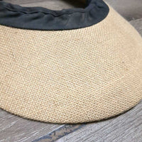 Jute Helmet Sun Visor *vgc, clean, mnr edge rubs & dust
