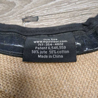 Jute Helmet Sun Visor *vgc, clean, mnr edge rubs & dust
