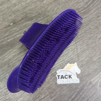 Plastic Curry Comb, adj handle *gc, clean, mnr hair, dirt, scuffs, scratches
