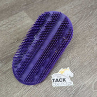 Plastic Curry Comb, adj handle *gc, clean, mnr hair, dirt, scuffs, scratches
