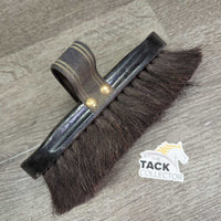 Horsehair Body Brush, handle *gc, dirt, hair, bent bristles, loose/pulled clumps, scuffs
