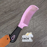 Plastic Mane Comb, rubber grip *gc, dirt, residue, gunky, mnr hair, scuffs
