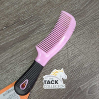 Plastic Mane Comb, rubber grip *gc, dirt, residue, gunky, mnr hair, scuffs
