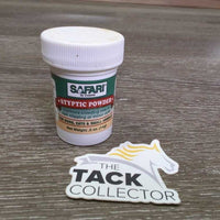 Stypic Powder Container *vgc, 3/4 full, mnr dirt/staining on lid
