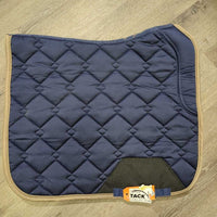 Quilt Dressage Saddle Pad *xc, v. mnr pill, hair
