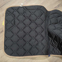 Quilt Dressage Saddle Pad *xc, v. mnr pill, hair
