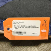 Quilt Dressage Saddle Pad *xc, v. mnr pill, hair
