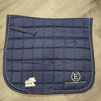 Quilt Dressage Pad, "Eq. Fashion Outfitters",1x piping *vgc, clean, pilly, mnr hair, threads, rubs
