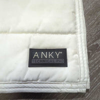 Microsuede Channel Quilt Dressage Pad, non-slip top *gc, dirt, stains, dingy, rubs, mnr pills, threads
