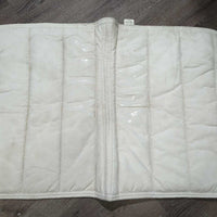 Microsuede Channel Quilt Dressage Pad, non-slip top *gc, dirt, stains, dingy, rubs, mnr pills, threads
