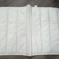 Microsuede Channel Quilt Dressage Pad, non slip top *gc, clean, mnr dirt, stains, hair, rubs, dingy, pills, rubs
