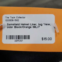 Helmet Liner, tag *new, older
