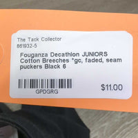 JUNIORS Cotton Breeches *gc, faded, seam puckers
