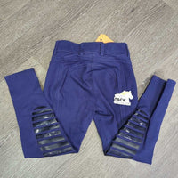 JUNIORSCotton Euro Seat Riding Breeches, Pull On *vgc, mnr knee & seam rubs & fading
