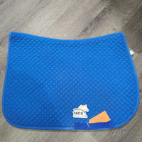 Quilt Jumper Pad *gc, clean, faded, mnr holey edges, pills, threads, dirt, unstitched, rubs
