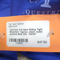Full Seat Riding Tight Breeches *vgc/xc, clean, waist puckers
