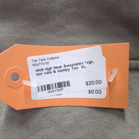 High Neck Sweatshirt *vgc, mnr rubs & clumpy
