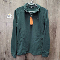 Fleece Sweater, 1/4 Zip up *vgc, clean, mnr clumpy & hair

