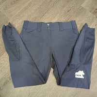 Euro Seat Breeches *gc/fair, stained/discolored seat & legs, seam puckers, v.bubbled & stretched
