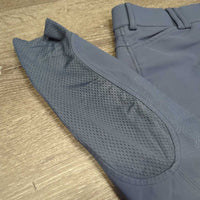 Euro Seat Breeches *gc/fair, stained/discolored seat & legs, seam puckers, v.bubbled & stretched
