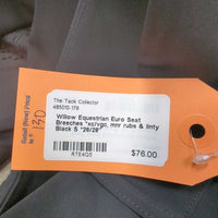 Euro Seat Breeches *xc/vgc, mnr rubs & linty
