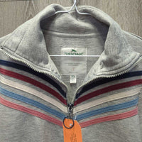 Sweatshirt Jacket, Zipper *gc, clumpy, rubs, older, faded & hairy

